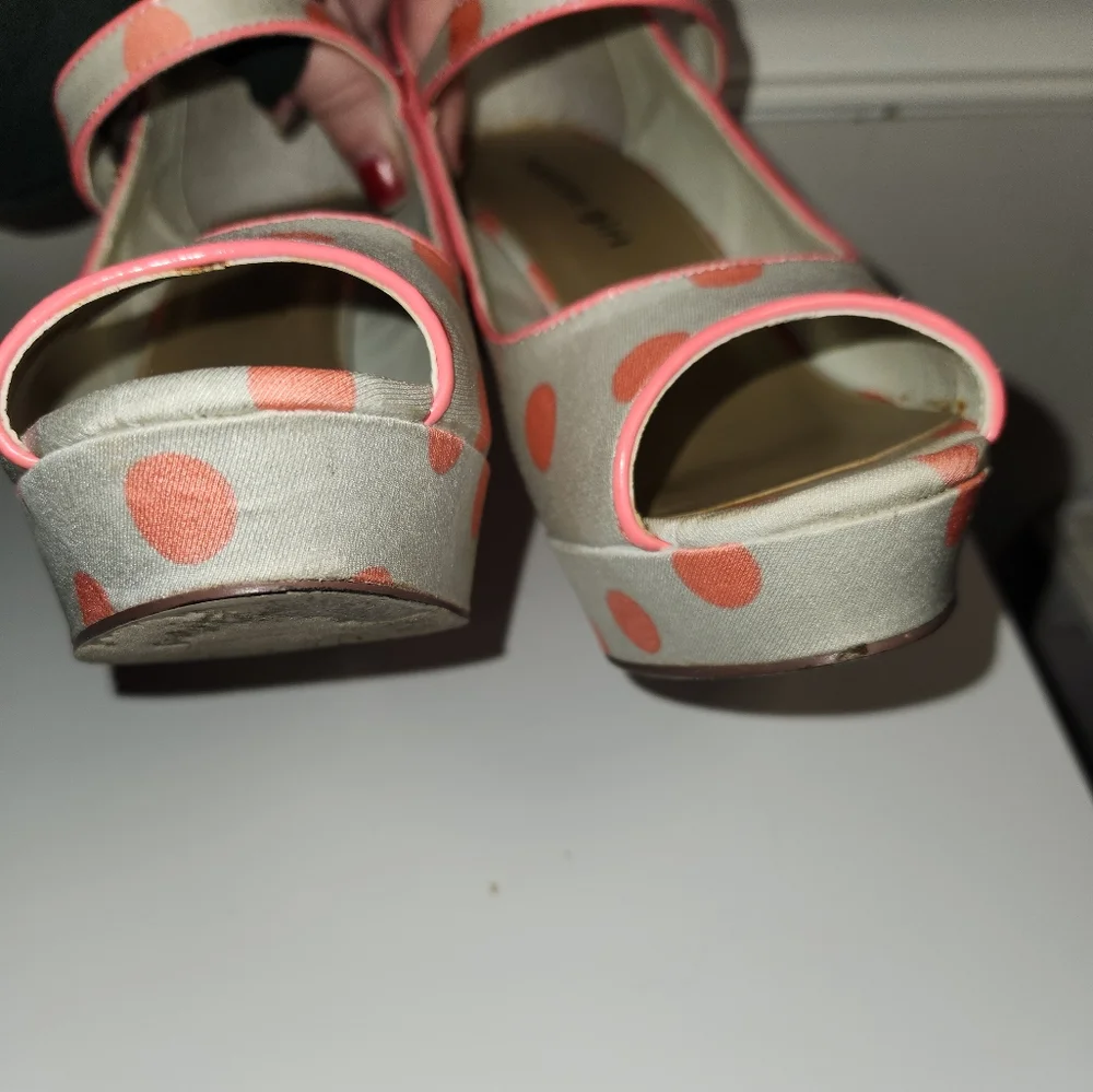 (SOLD) Madden Girl Lyons Coral Multi Heels - Picture 7 of 9